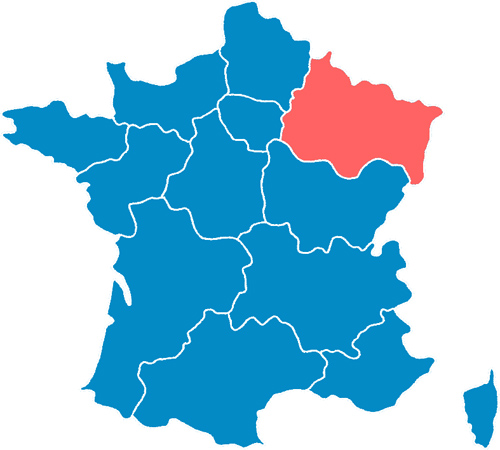 Alsace, Champagne-Ardenne, Lorraine